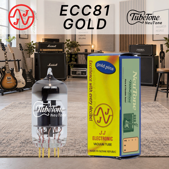 뉴톤 ECC81(12AT7)-JJ (GOLD)