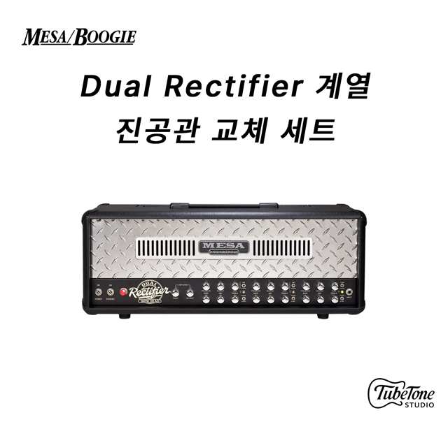 MESA BOOGIE Dual Rectifier 계열 진공관 교체 키트 (정류관 별도)