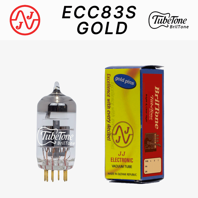 브릴톤 ECC83S(12AX7)-JJ (GOLD)