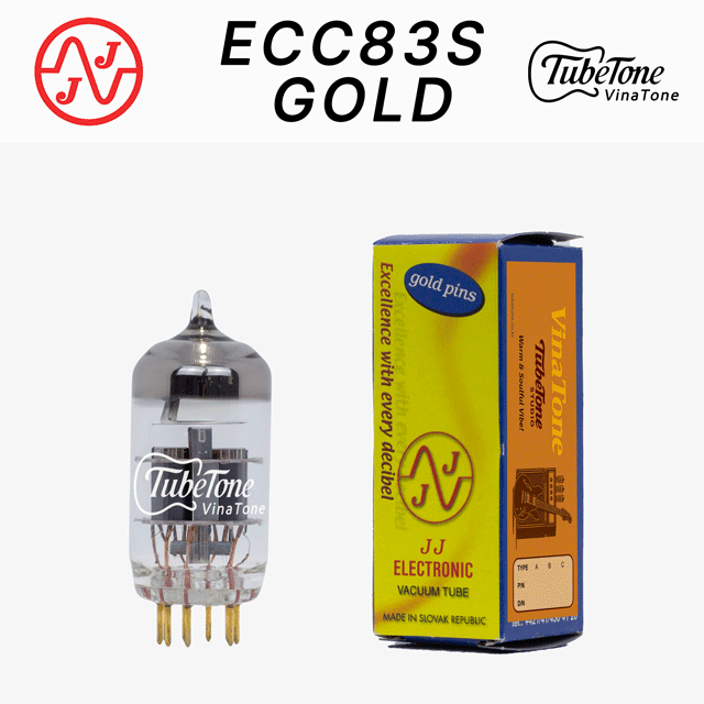 비나톤 ECC83S(12AX7)-JJ (GOLD)