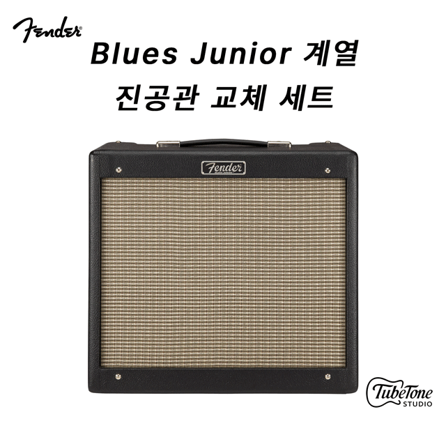 Fender Blues Junior 계열 진공관 교체 세트 (12AX7x3, EL84x2)