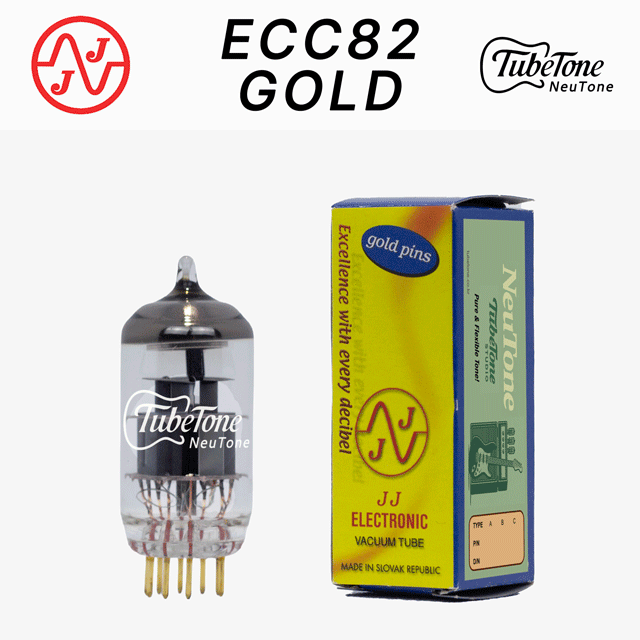 뉴톤 ECC82(12AU7)-JJ (GOLD)