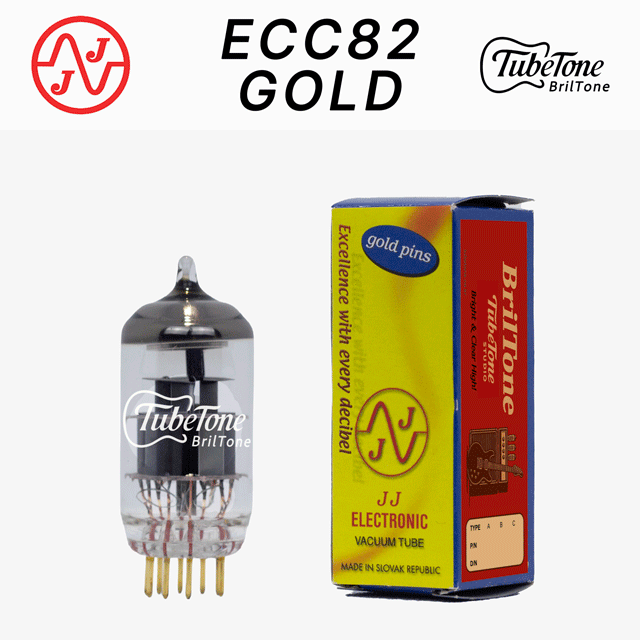 브릴톤 ECC82(12AU7)-JJ (GOLD)