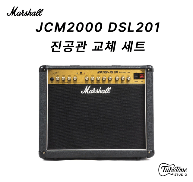 Marshall JCM2000 DSL201 진공관 교체 세트