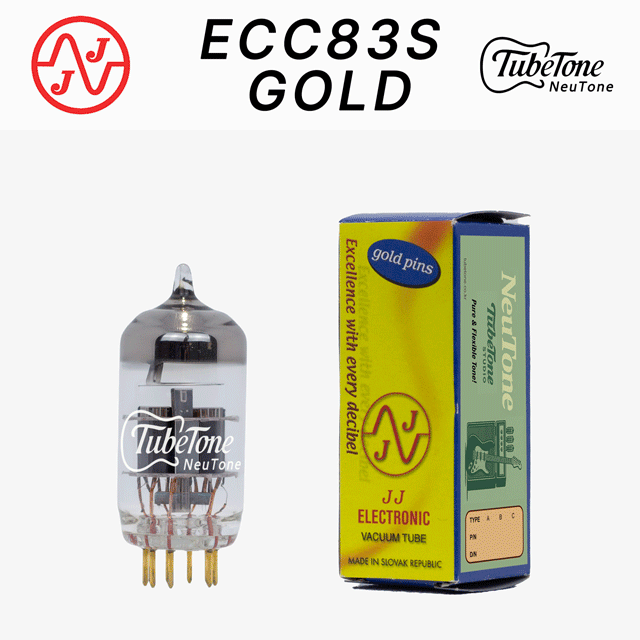 뉴톤 ECC83S(12AX7)-JJ (GOLD)